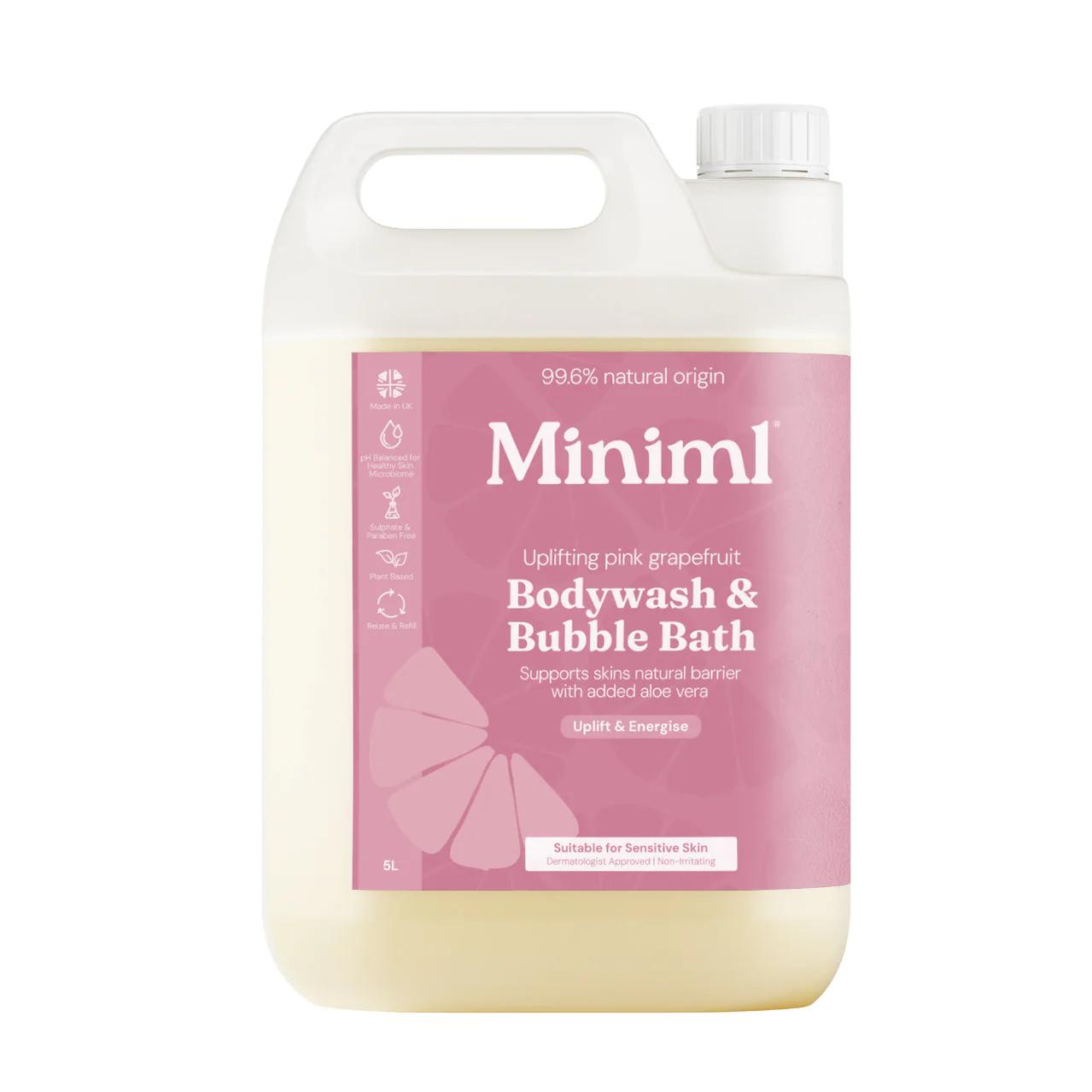 5L Miniml Body Wash: Pink Grapefruit & Aloe Vera