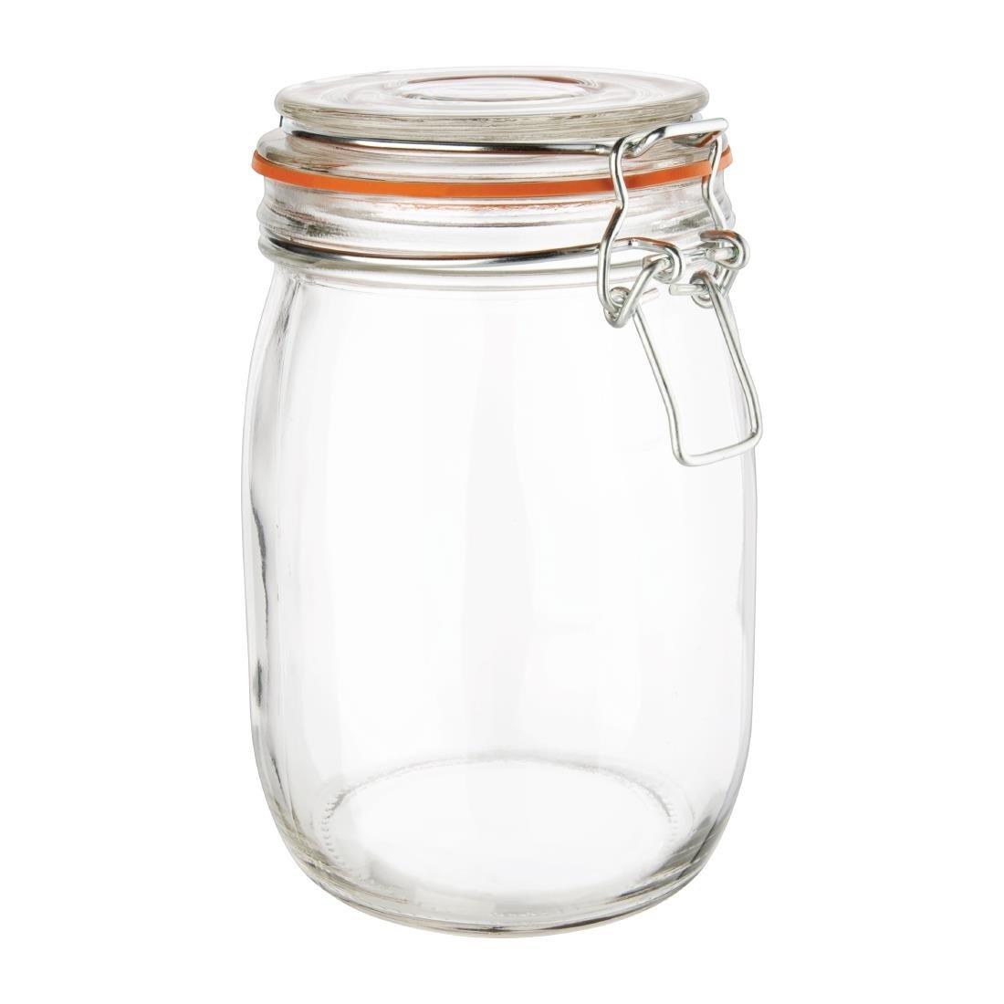 1 Litre Vogue Clip Top Preserve Jars